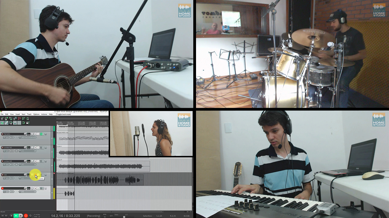 1ª produção do curso de home studio